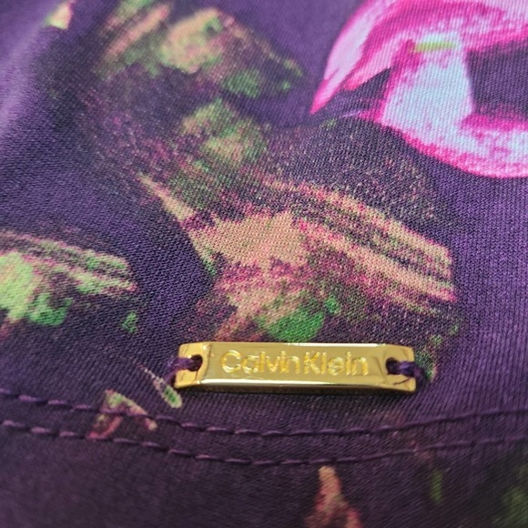 *CALVIN KLEIN* Pull Over Faux Button Down - Picture 3 of 6